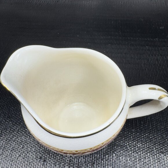 Antique Midwinter Pottery Burslem England Porcelon Porcelain Pitcher Creamer VTG - Picture 9 of 12